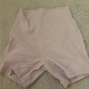 lululemon athletica Light Pink High-Waist Shorts